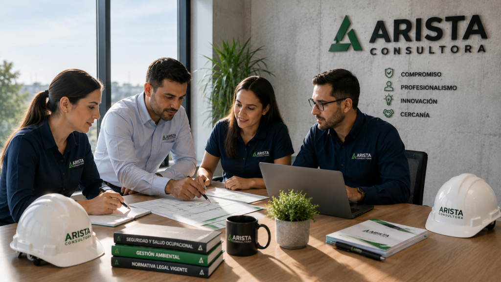 Profesionales reunidos en oficina